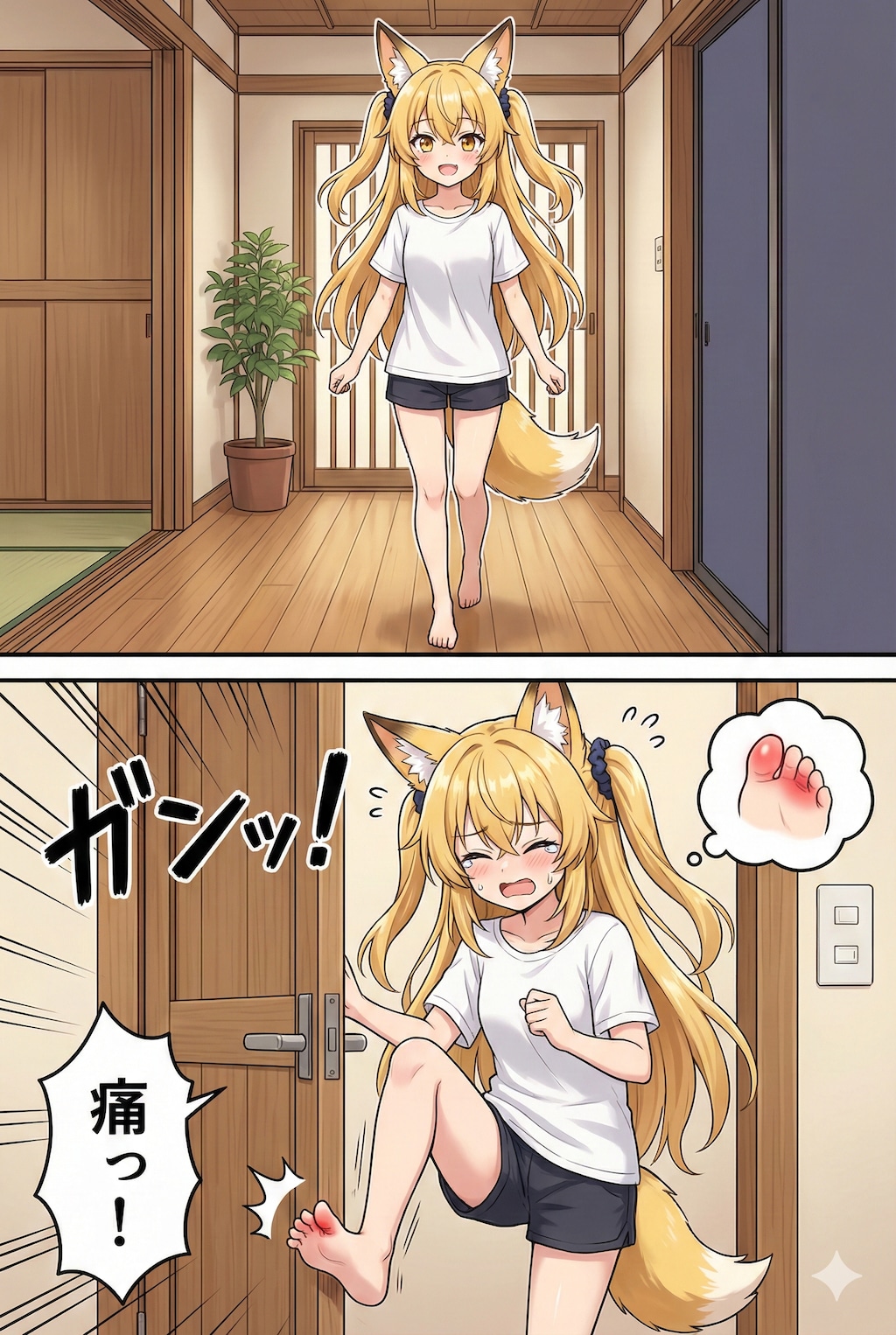 ミラ様痛め（ニラ玉炒め）