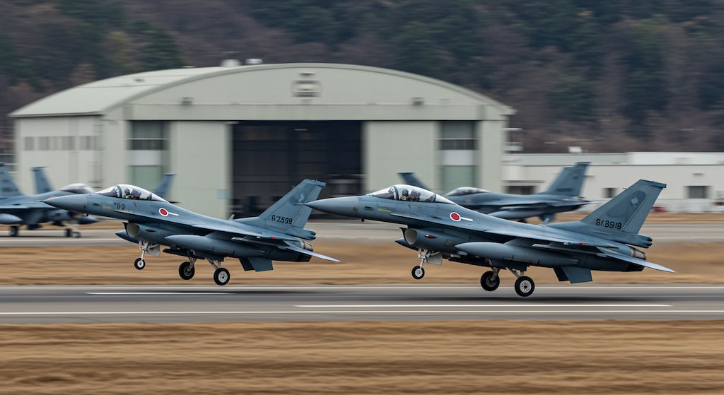 スクランブル発進　F2&F15