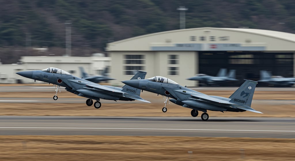 スクランブル発進　F2&F15