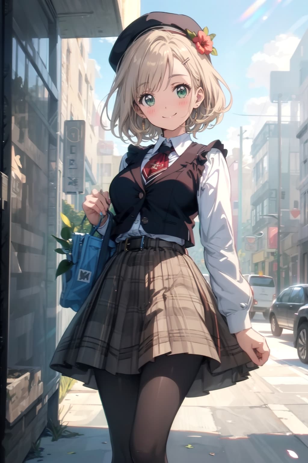 TOPAZ版ボブカット千鶴ちゃん | の人気AIイラスト・グラビア