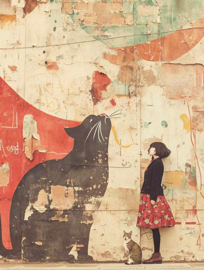 かべねこ | の人気AIイラスト・グラビア