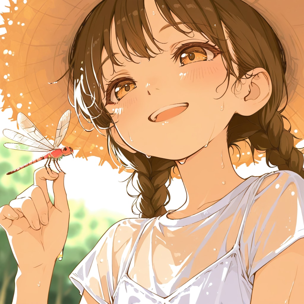 朝から川遊び