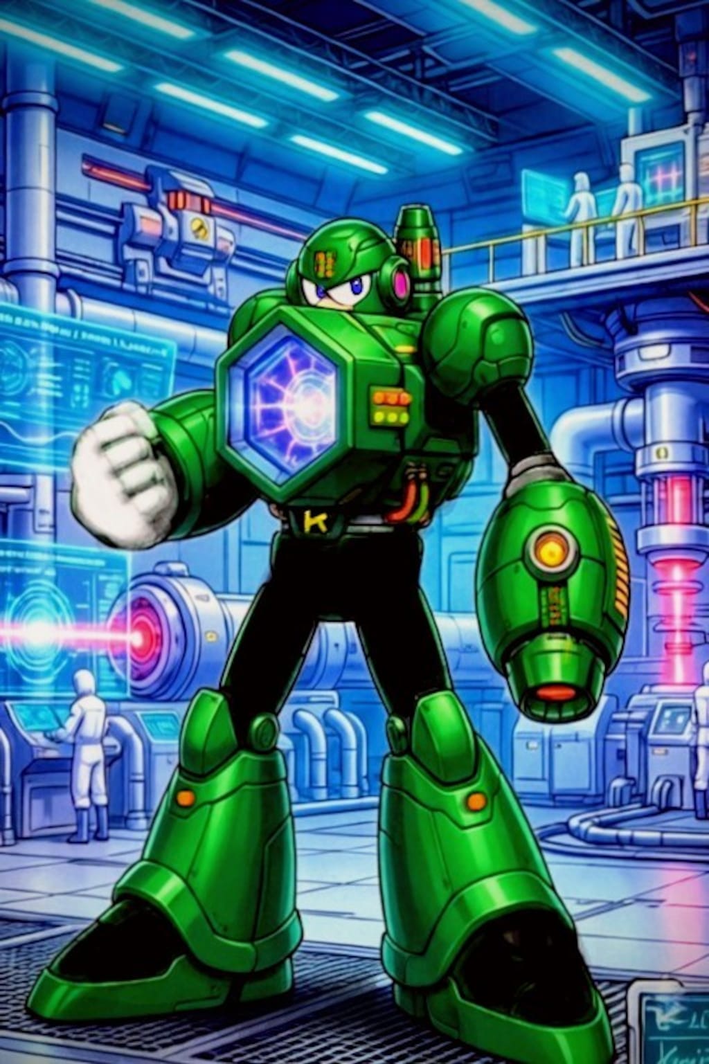 Dr.ケイオスの　　　　　　　　　オリジナルナンバーズロボット。