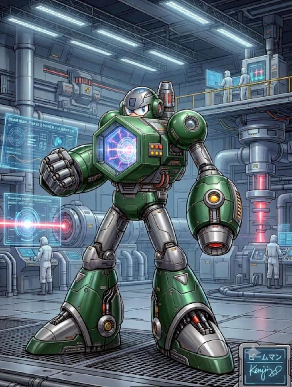 Dr.ケイオスの　　　　　　　　　オリジナルナンバーズロボット。