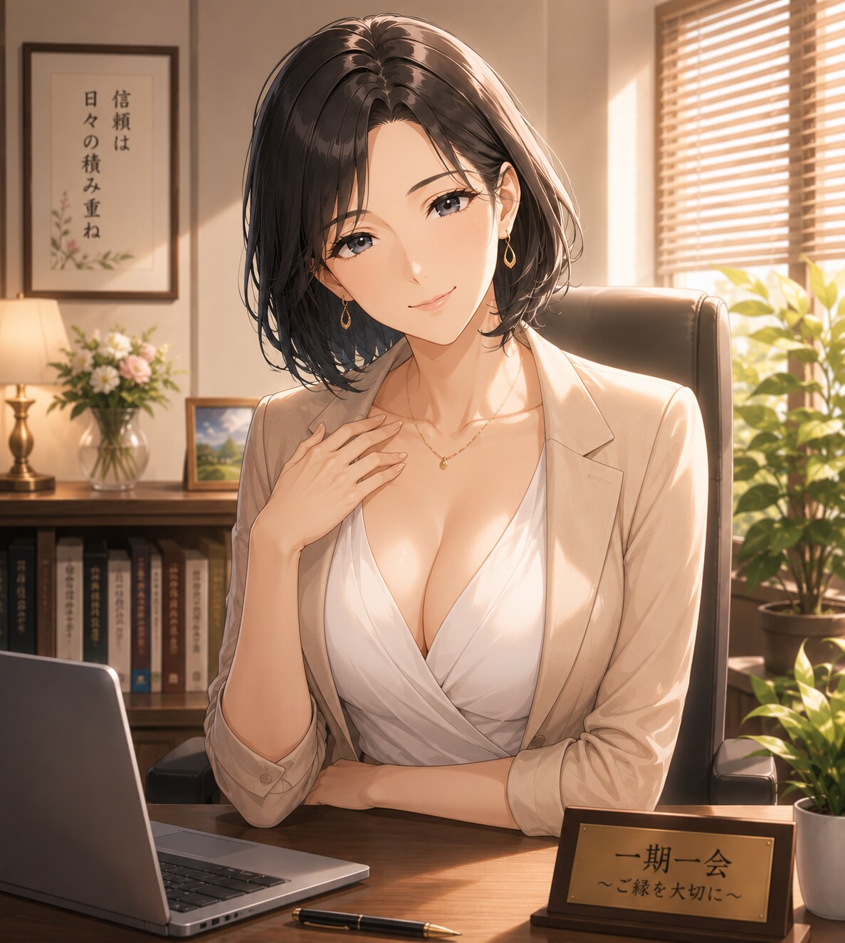 美人社長をバニーガールへ