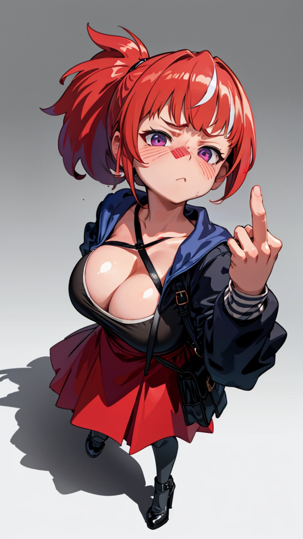 ガン見してたら中指立てられた [3枚]