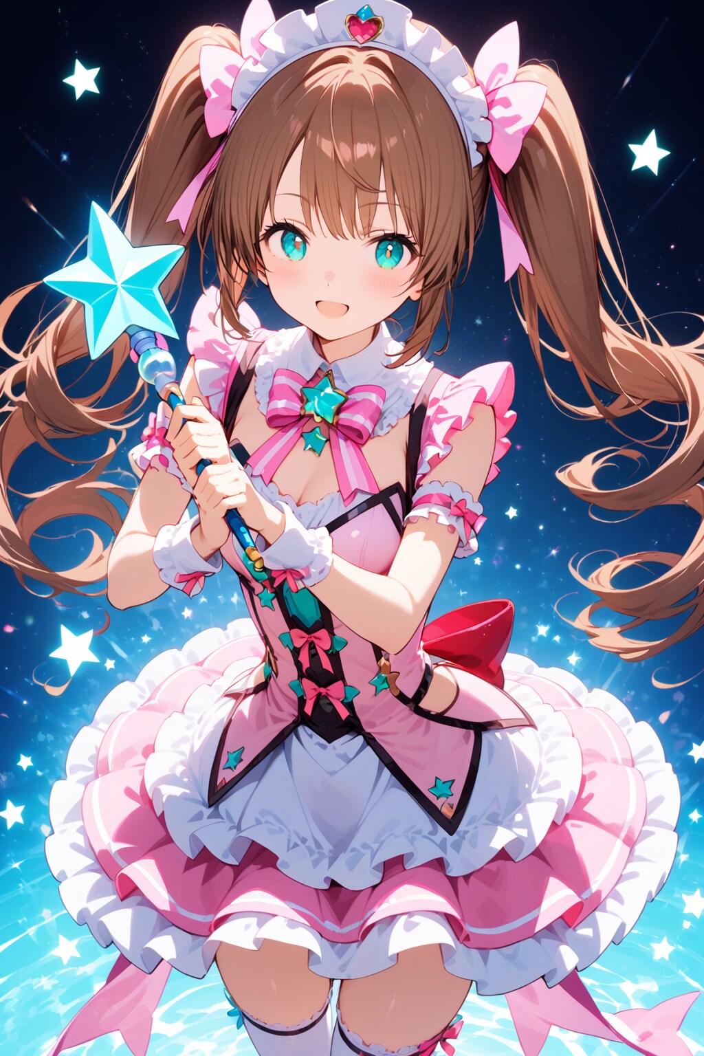 ニーハイの魔法少女 | の人気AIイラスト・グラビア