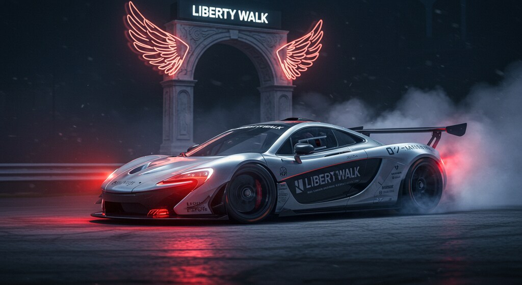 リバティーウォークマクラーレンP1のドリ車