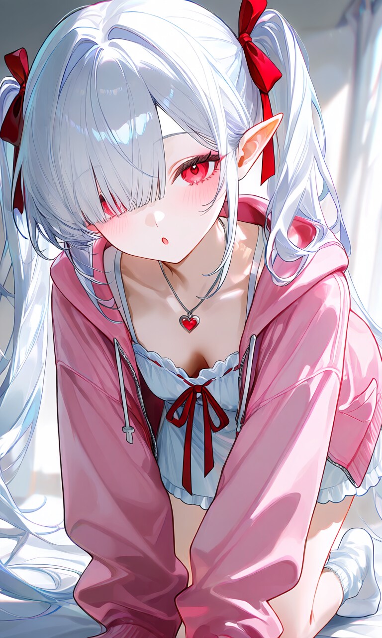 52、朝起こしに来たシロネさん | の人気AIイラスト・グラビア
