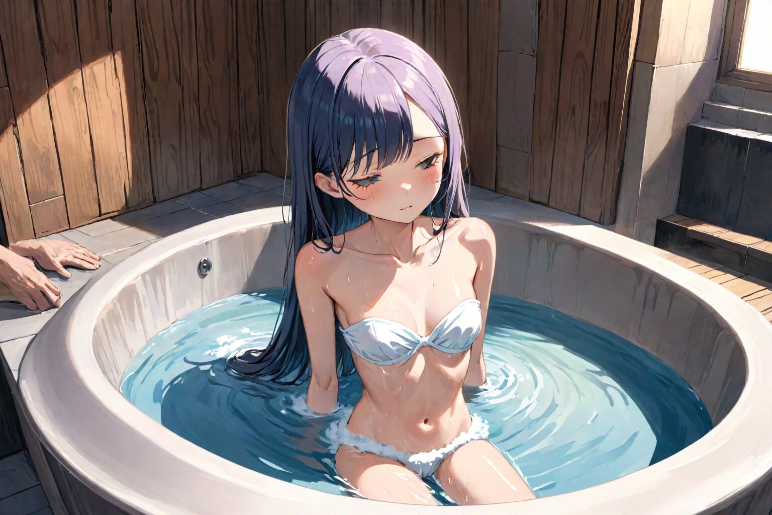 うーん、冷たくて気持ちいい