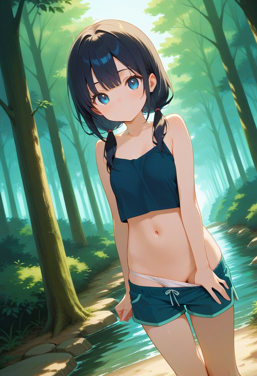 着替え(川遊び)(R-15)(3)