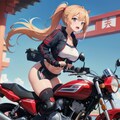 バイカーガール 2枚目