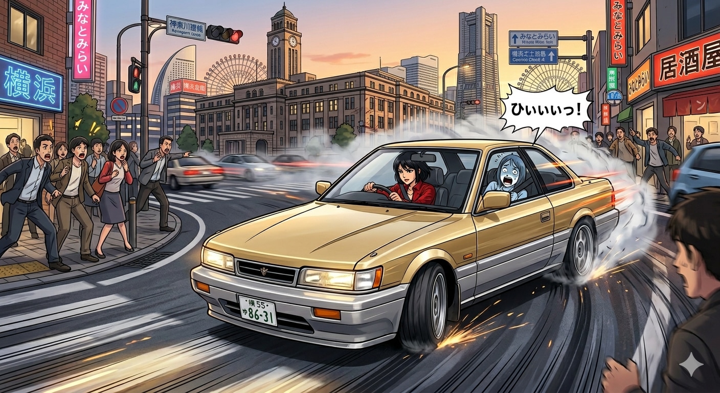ドリフトカーブする女性 | の人気AIイラスト・グラビア