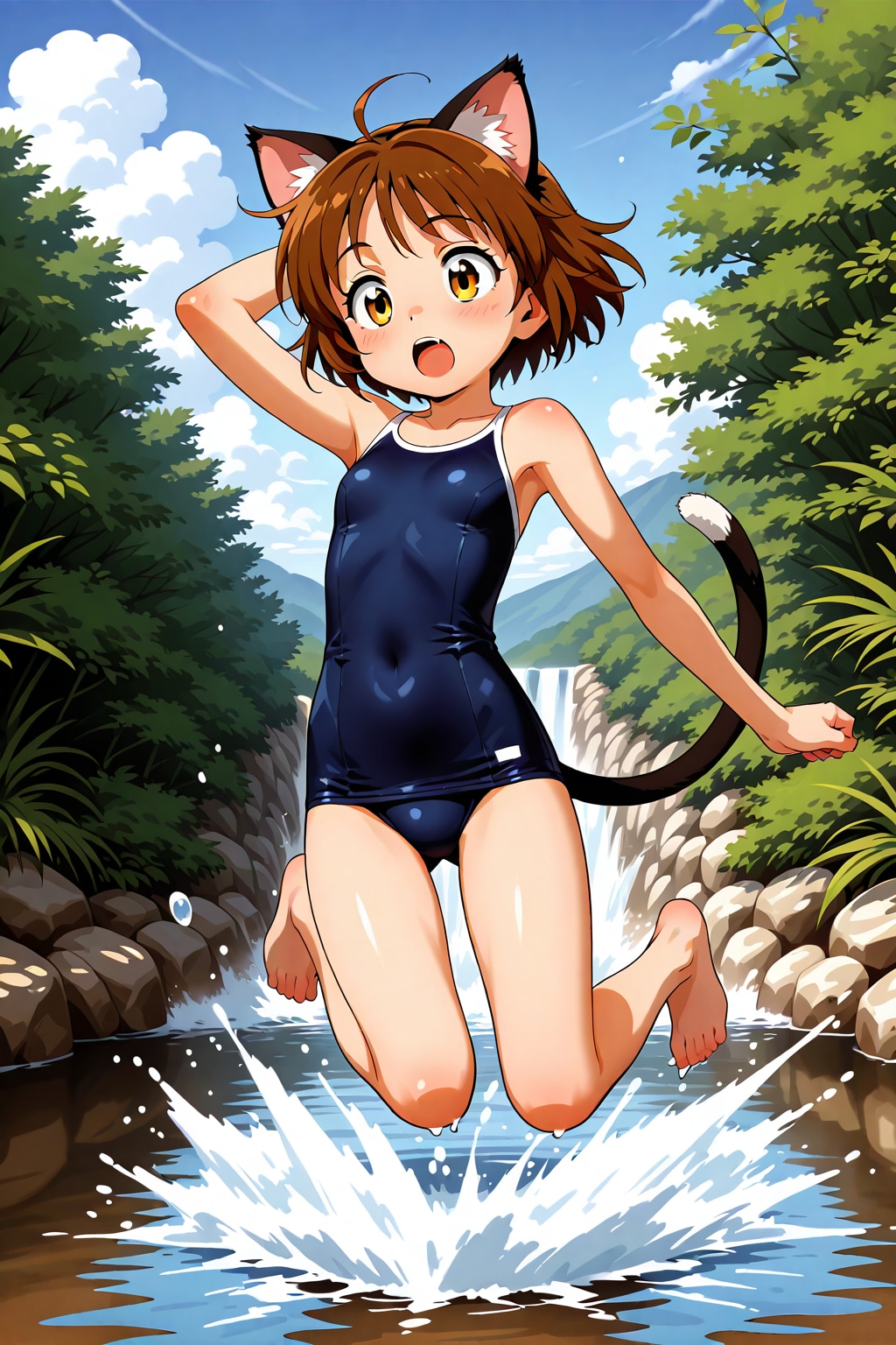 水遊び