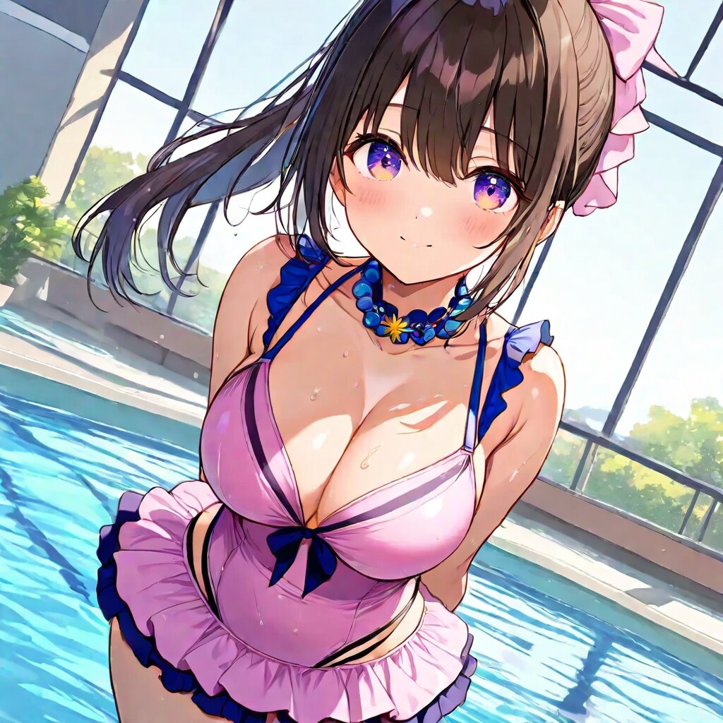 今日の水着。かわいいかな？