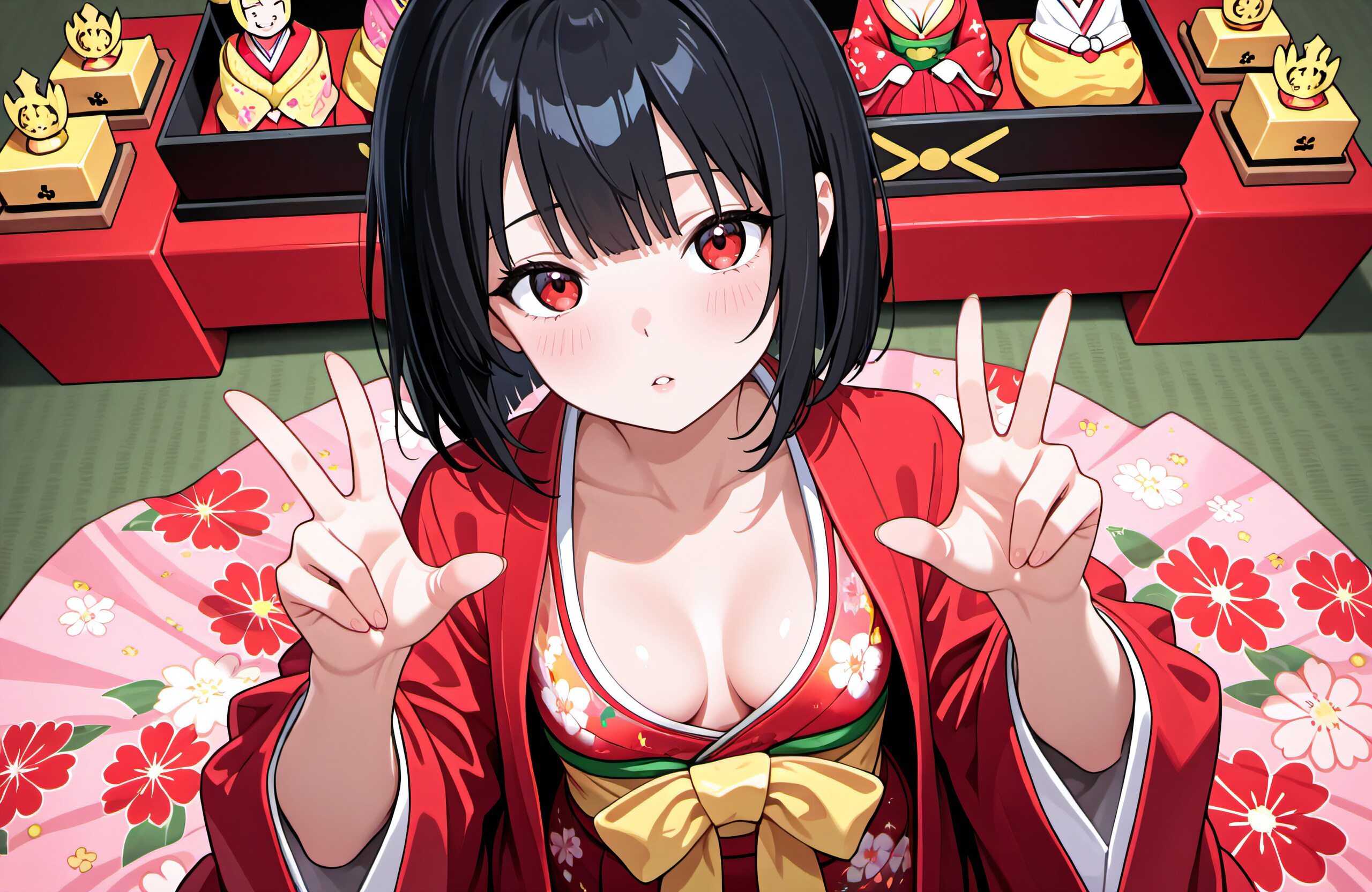 気ままなお雛様