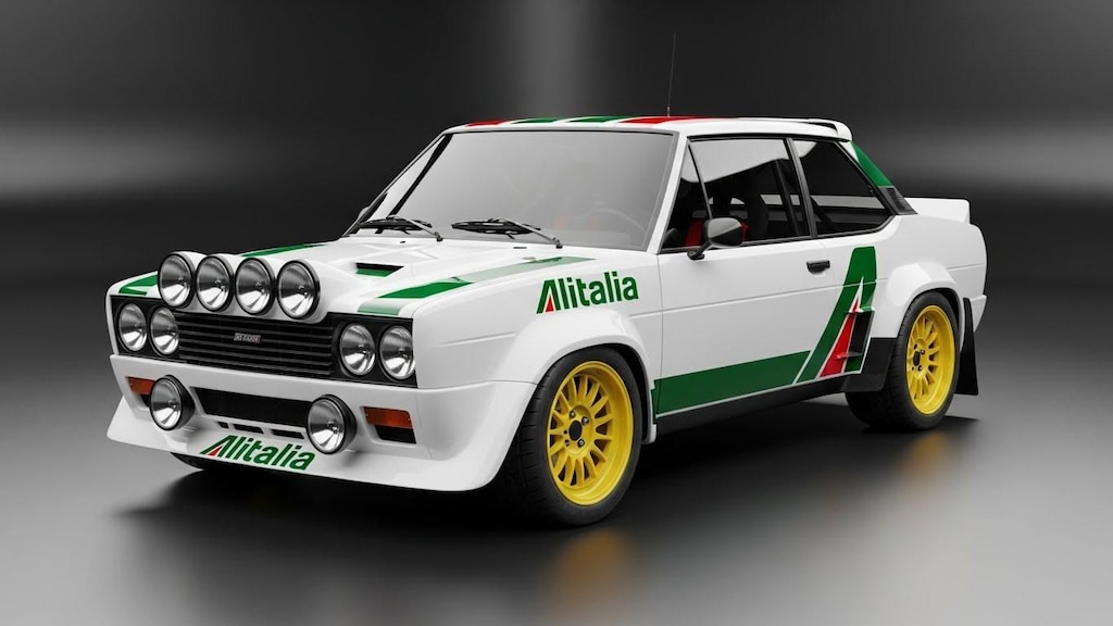 フィアット131アバルトアリタリアラリーカー