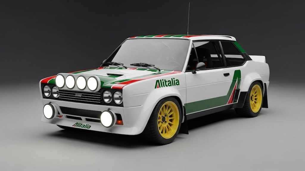 フィアット131アバルトアリタリアラリーカー