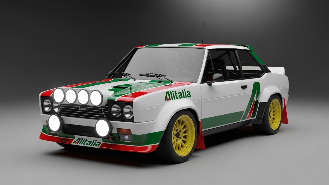 フィアット131アバルトアリタリアラリーカー | の人気AIイラスト・グラビア