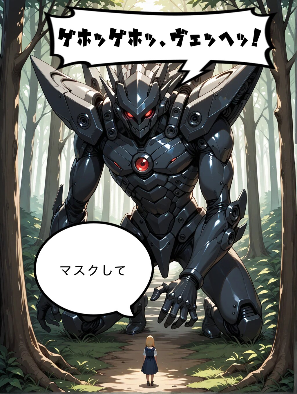 【セリフ入れました】咳エチケット