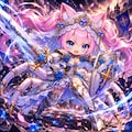 🌹聖花蜘蛛騎士《永遠の花嫁アルにゃ》アルにゃ・エバーブルーム🌹 2枚目