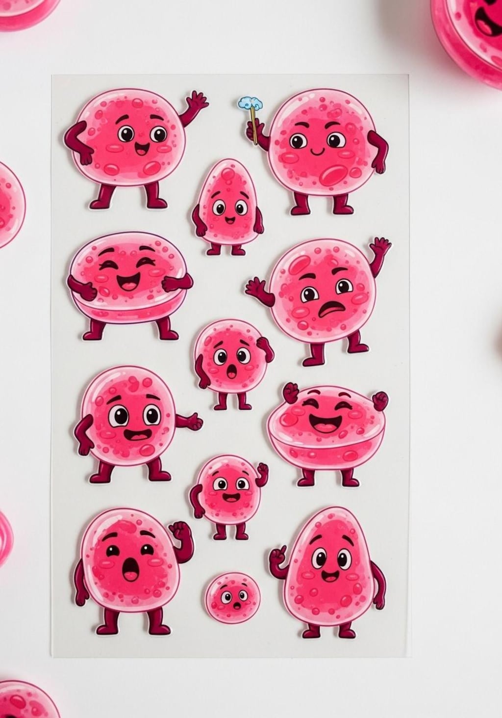 ももほうくんシール