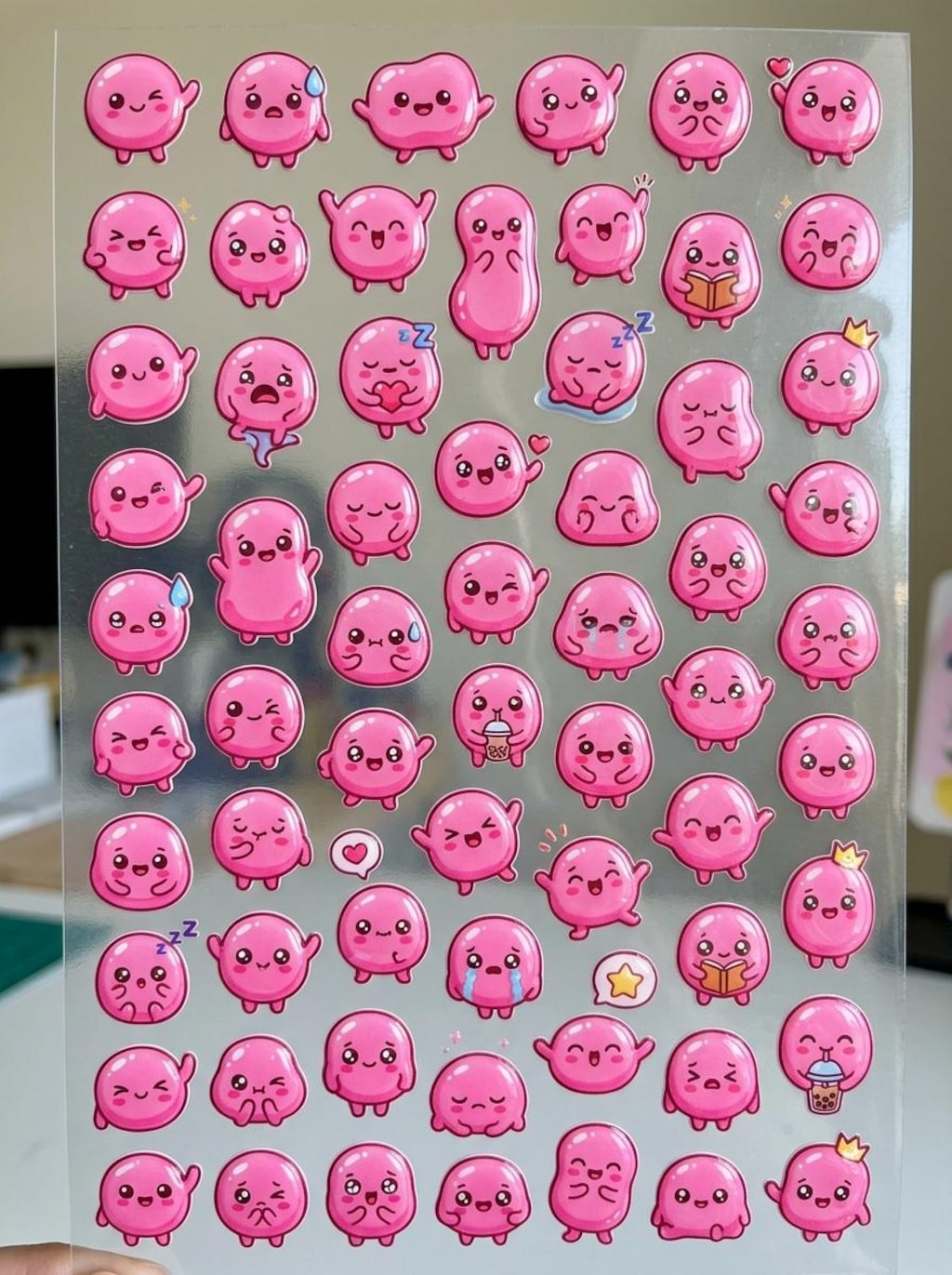 ももほうくんシール