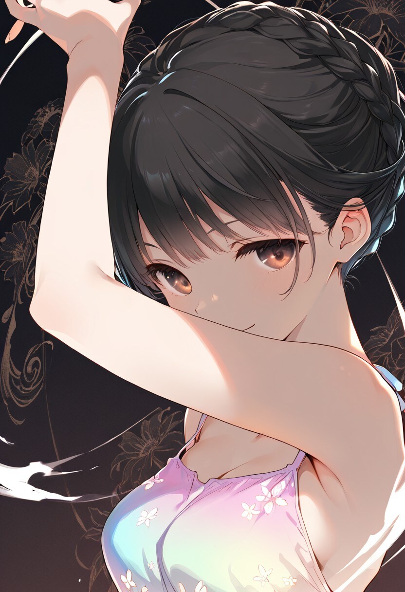 お花ワンピ