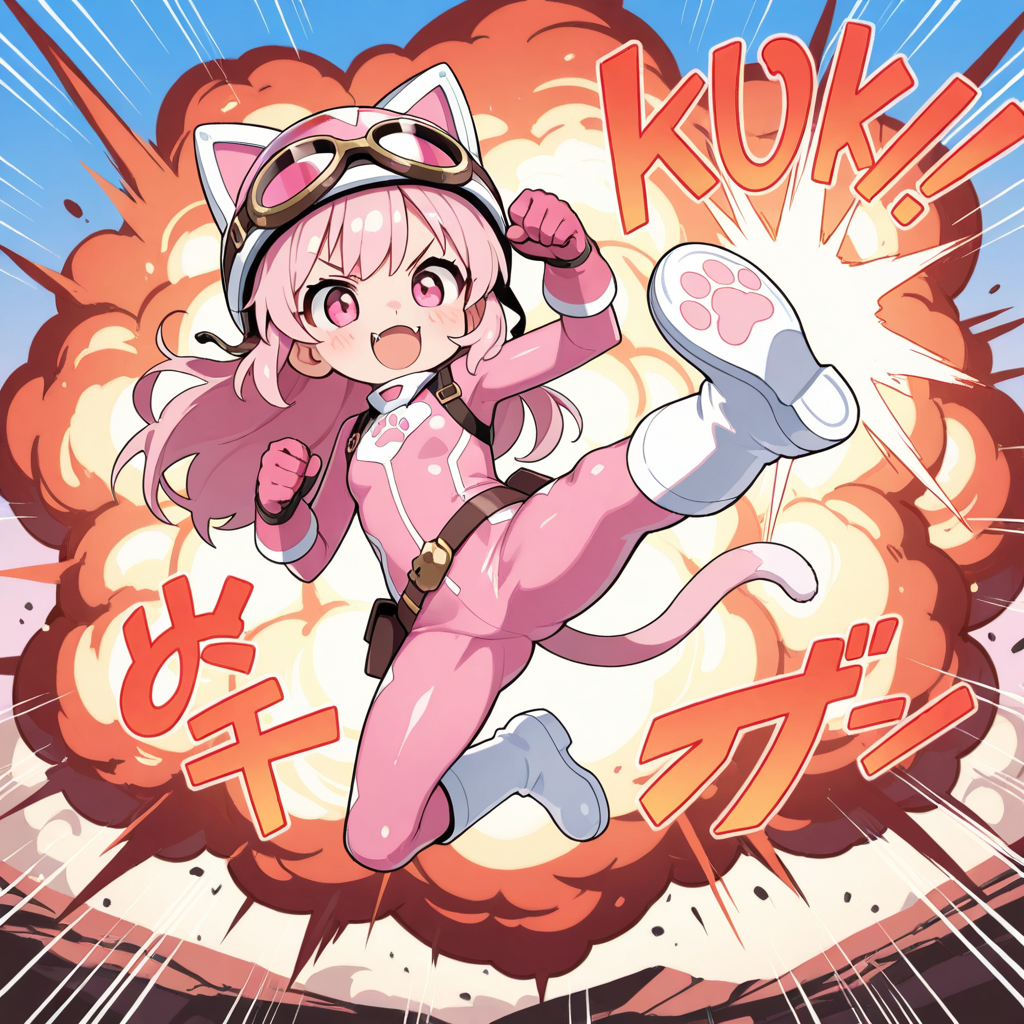 ねこちゃんヒーローになる！！