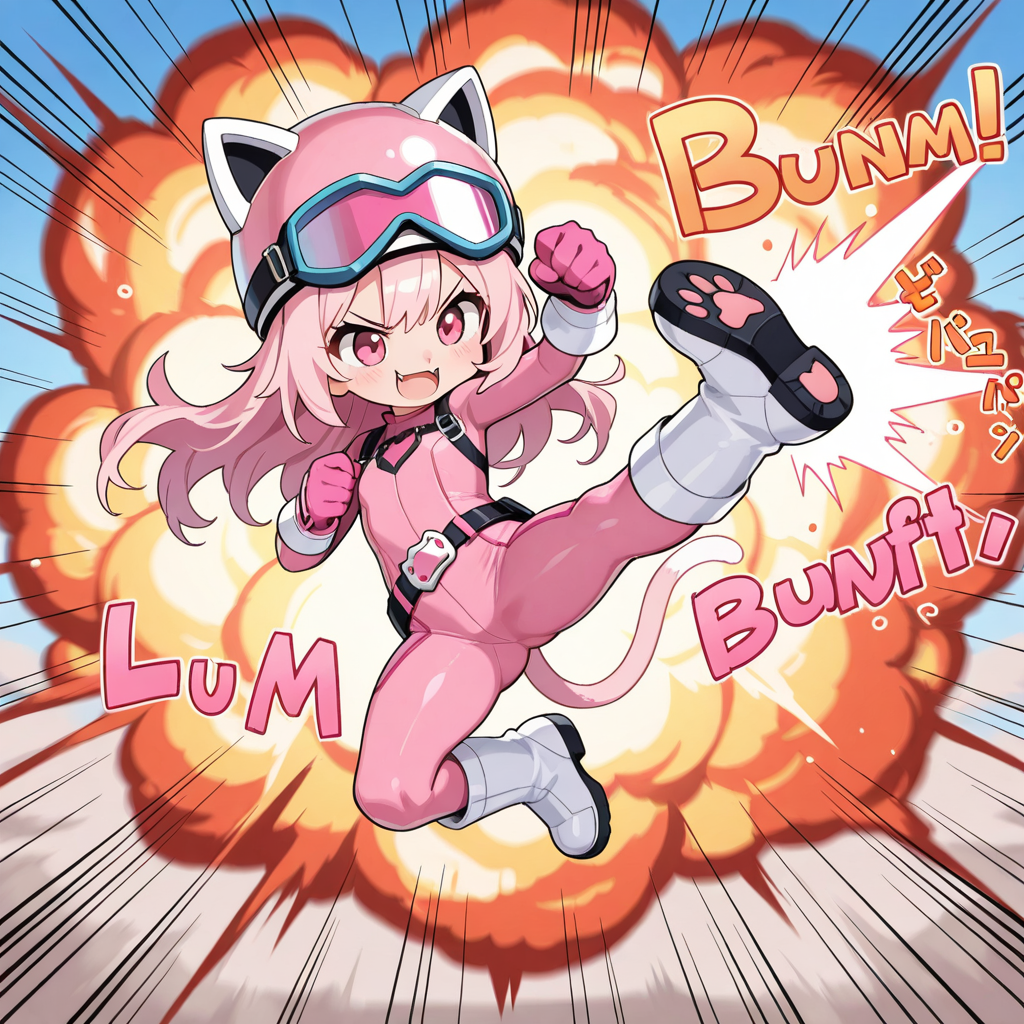 ねこちゃんヒーローになる！！ | の人気AIイラスト・グラビア