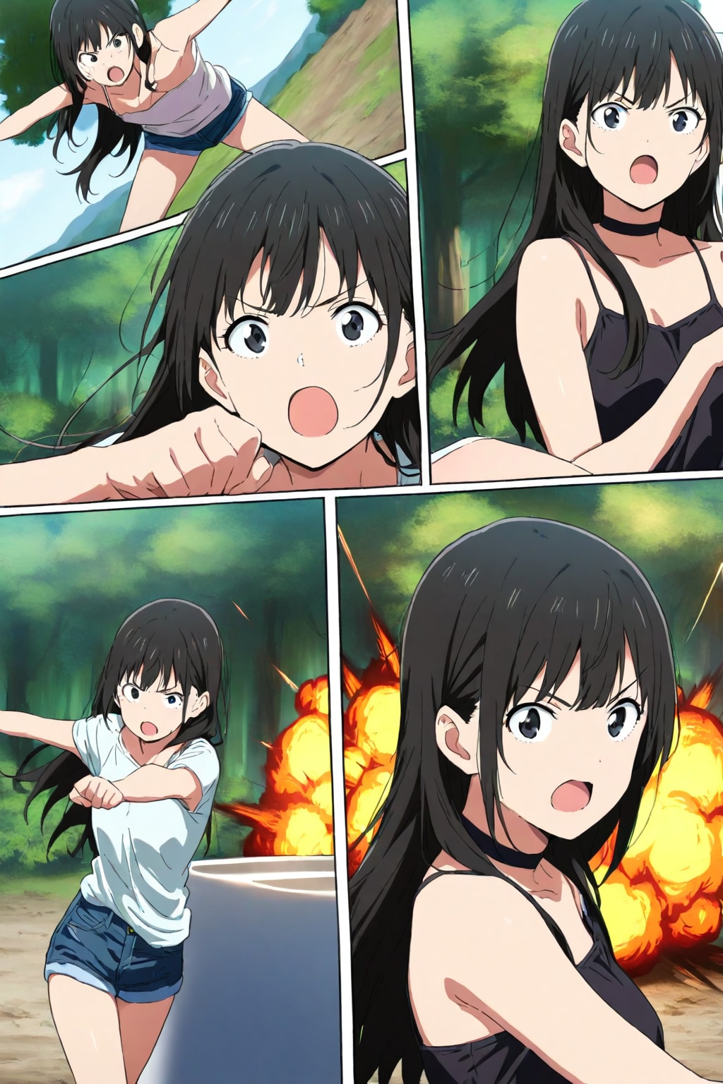 チョーカー着けたって森でなんてできないぞぉ！ドカーン！