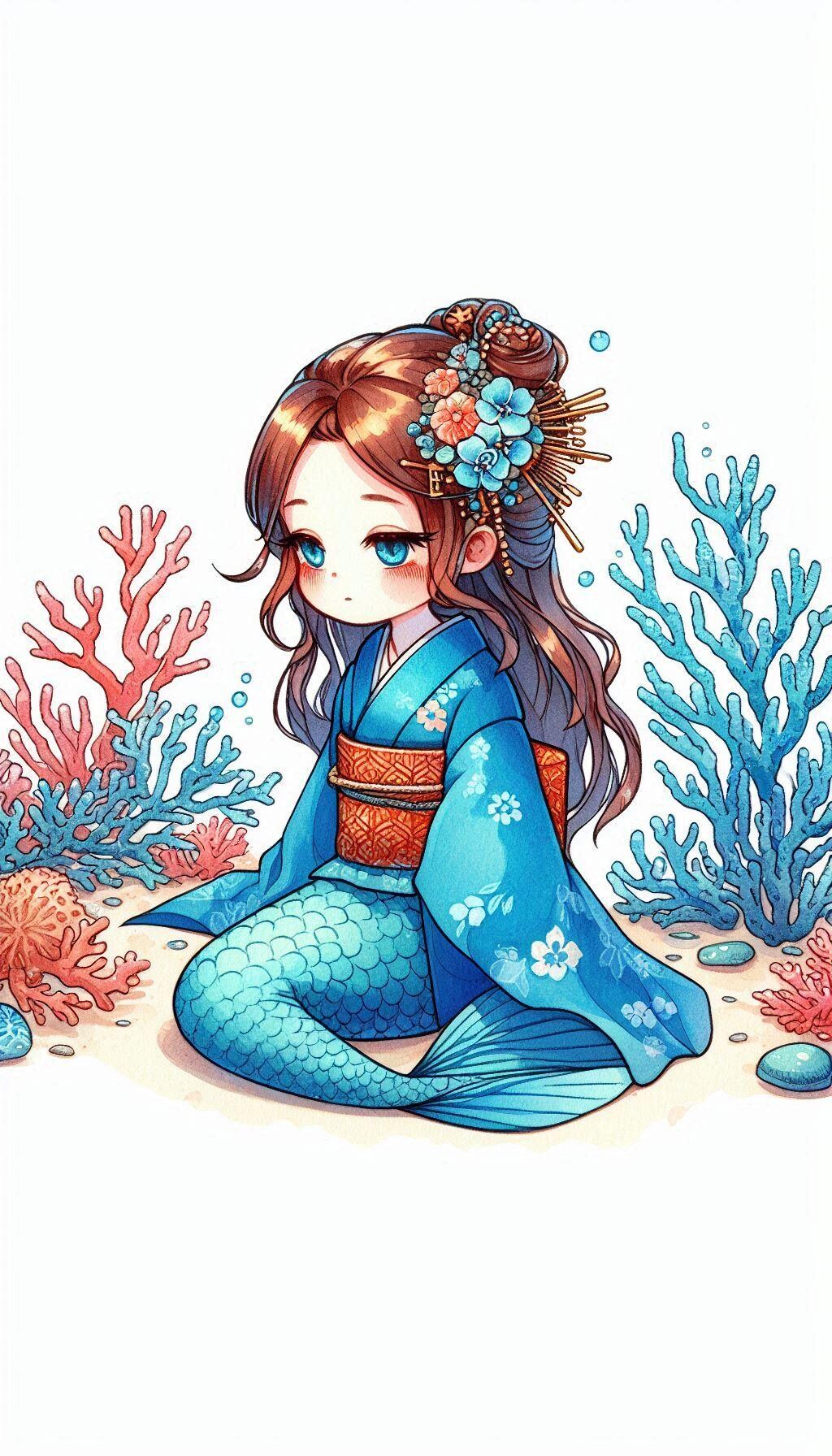 着物人魚