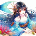 着物人魚 3枚目