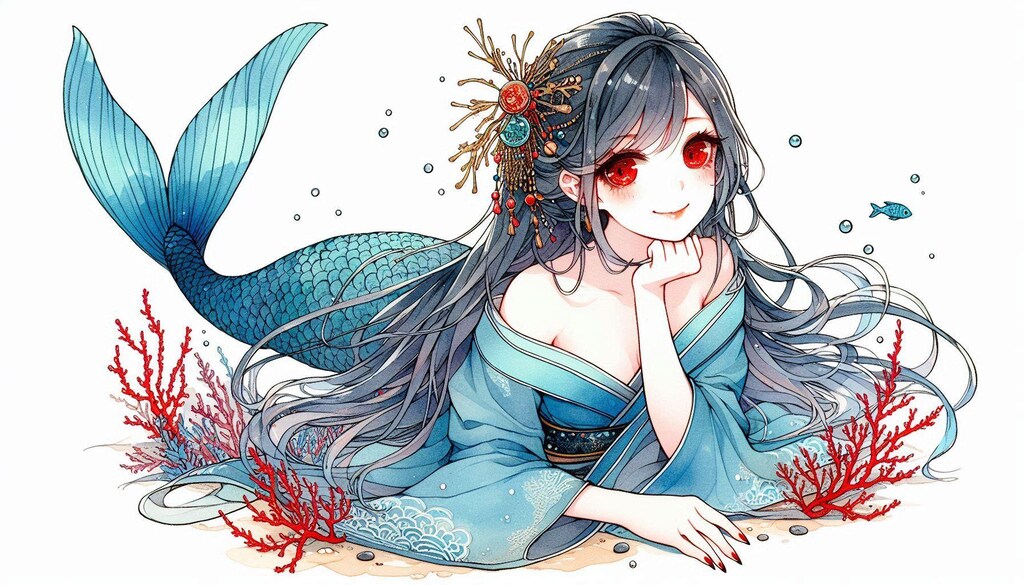 着物人魚