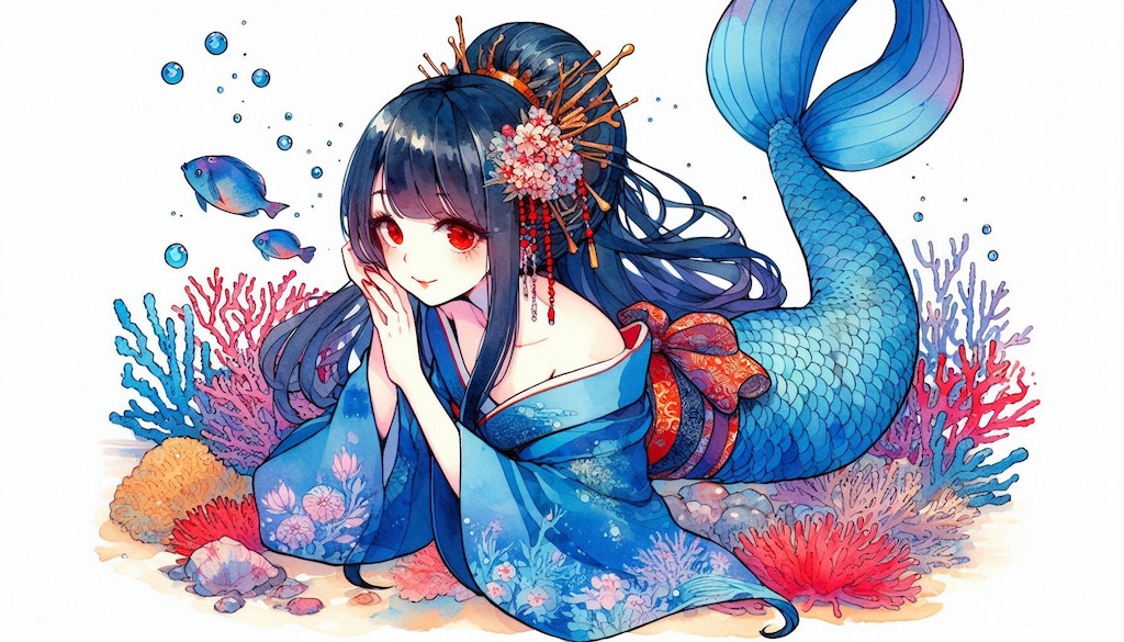 着物人魚