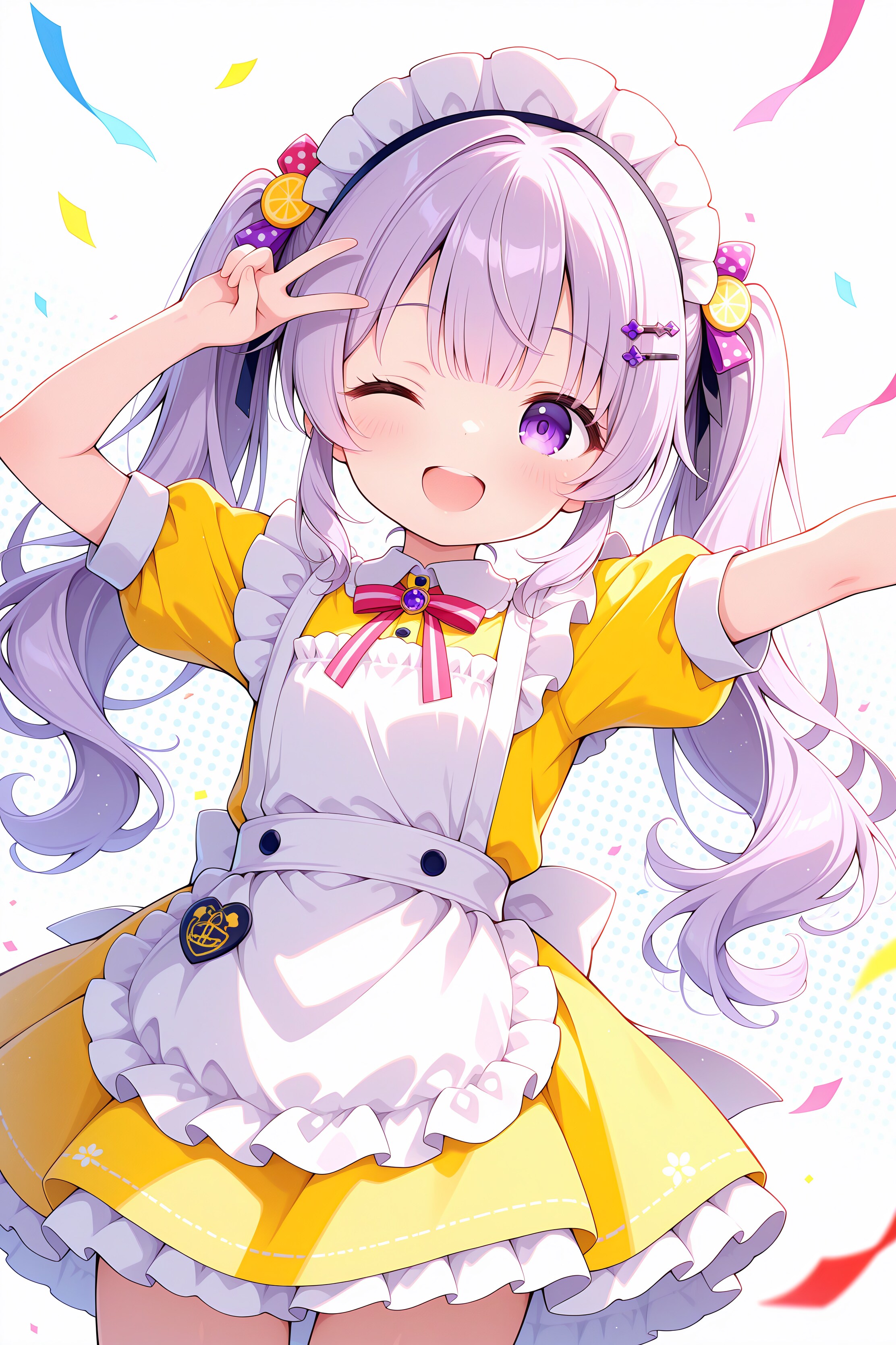 レモン色のメイドさん