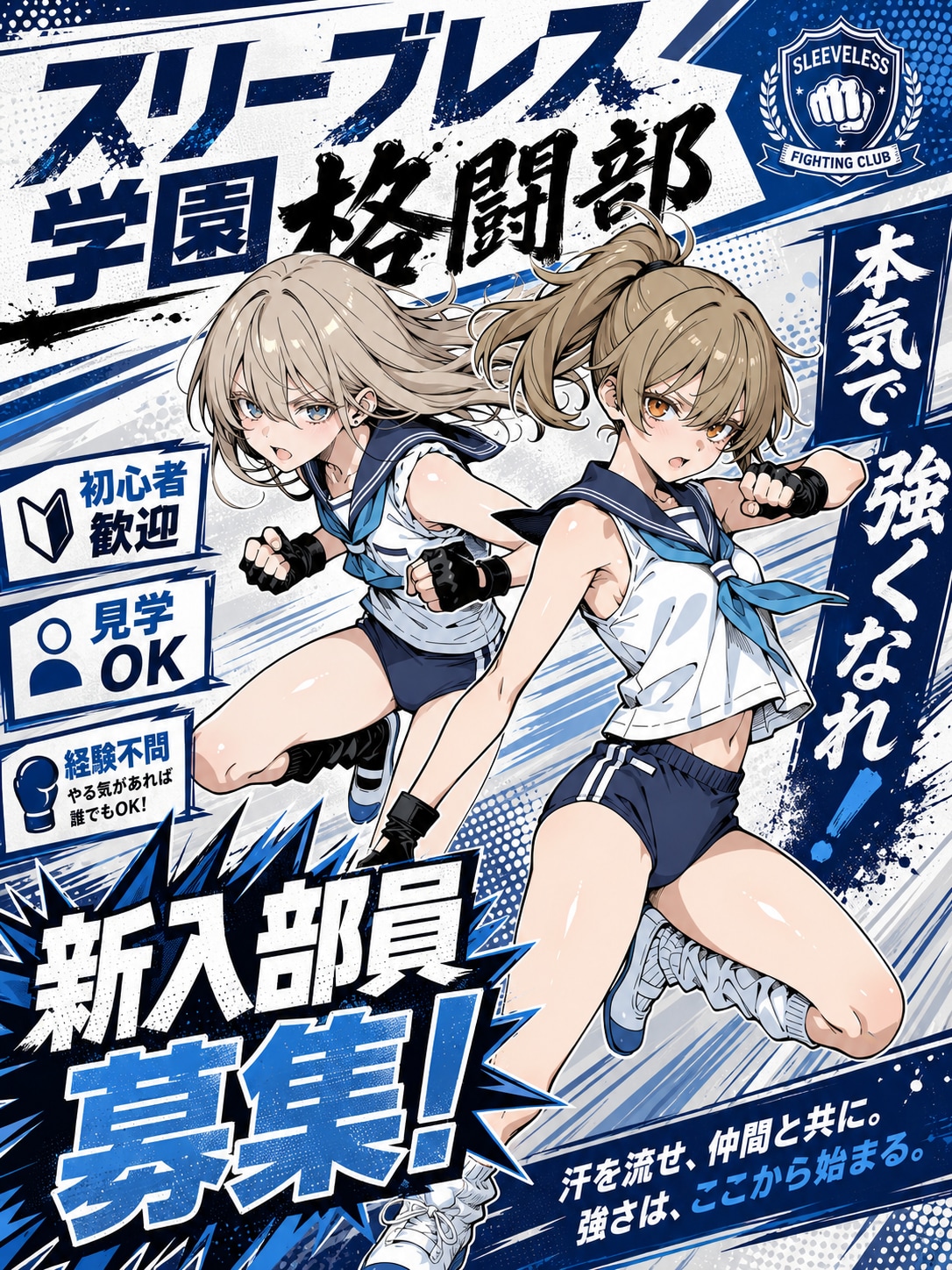 格闘部部員募集中