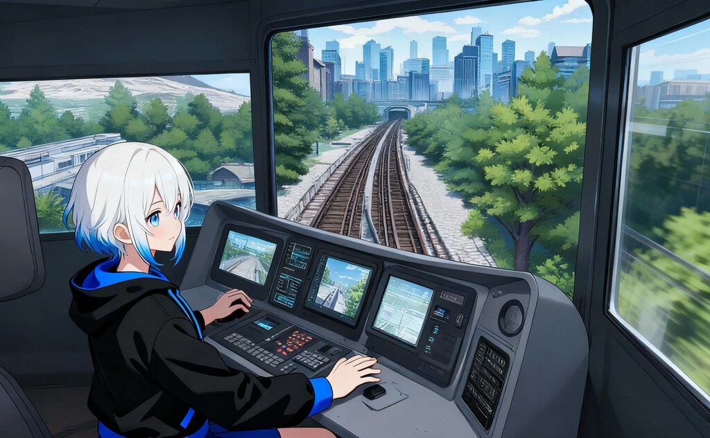 とあるゲームセンターにて！　ー電車〇GO!ー