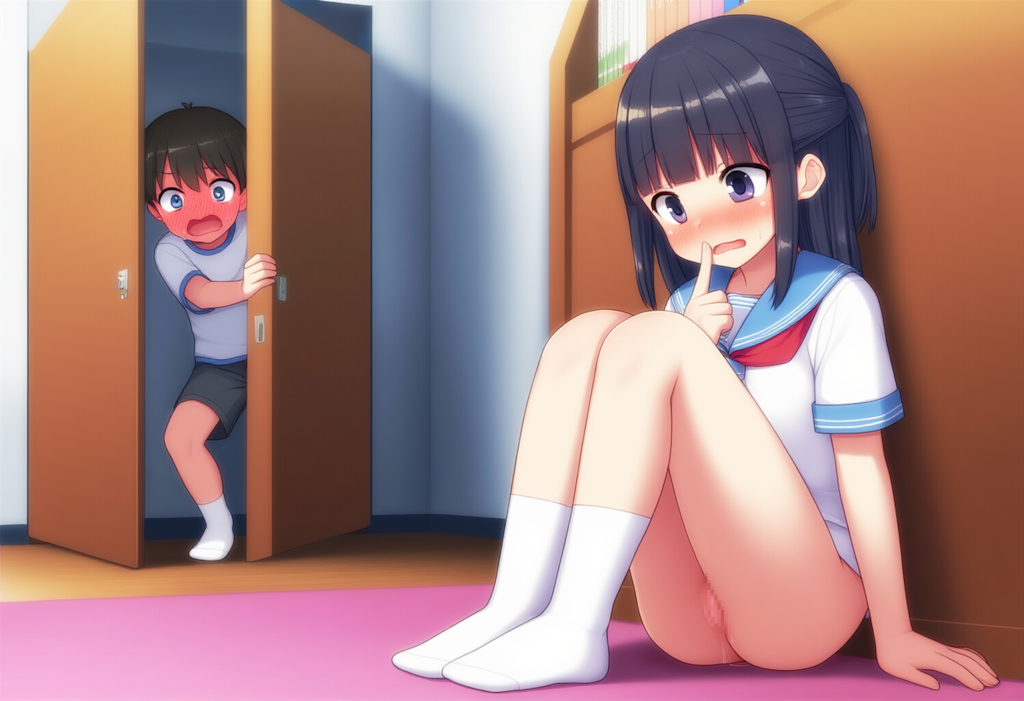 お姉ちゃんのオナ見ちゃった！