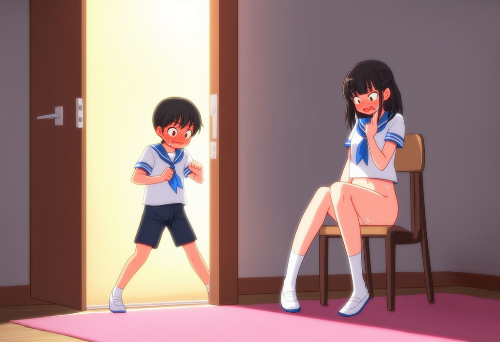 お姉ちゃんのオナ見ちゃった！