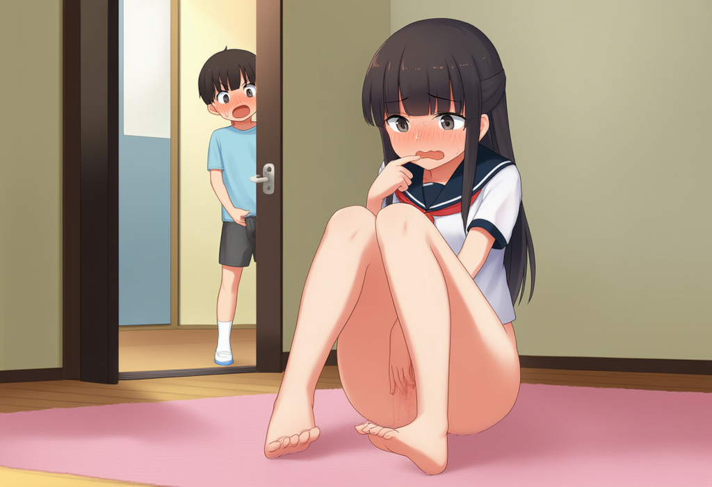 お姉ちゃんのオナ見ちゃった！