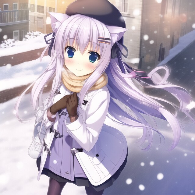 雪でも寒くないよ！