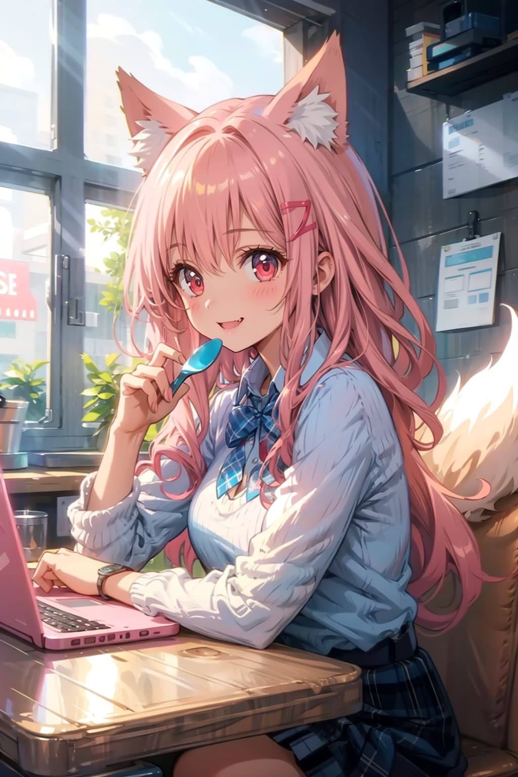 今日の狐耳娘