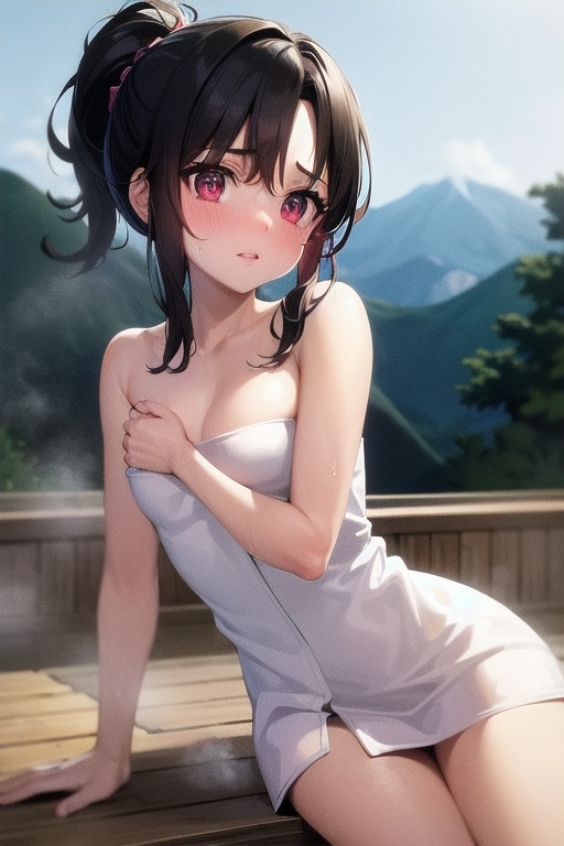 そんなに見ないで…