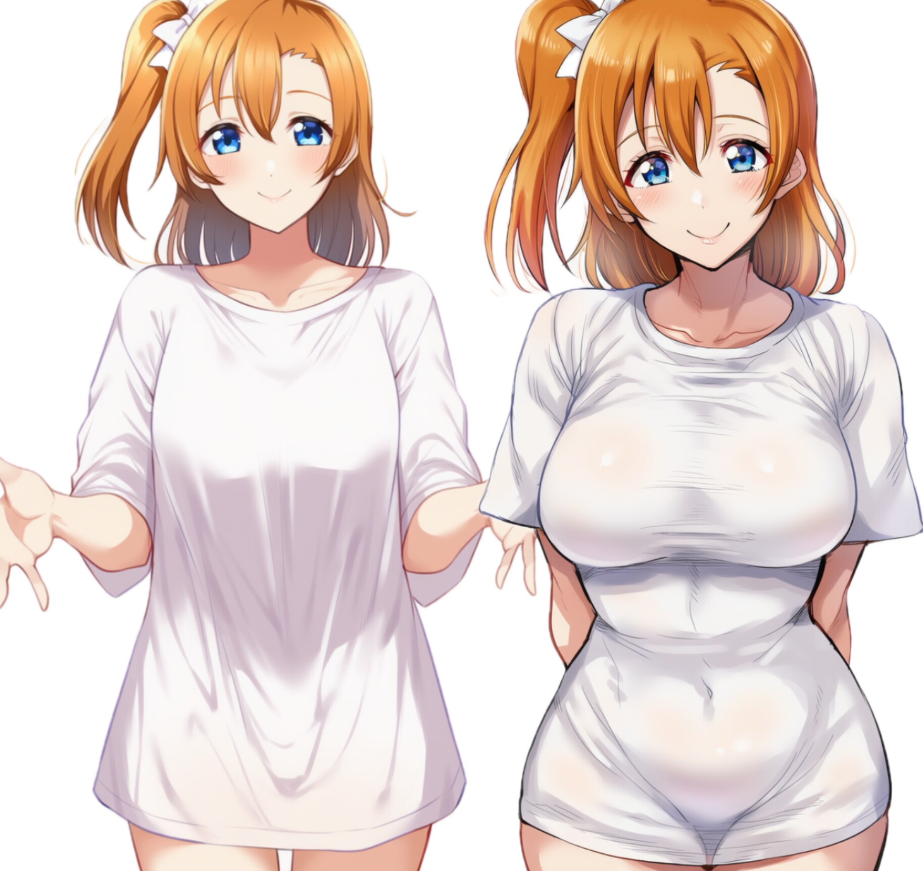【微エロ】背後手Tシャツ引き♡ Vol.2〈高坂穂乃果〉