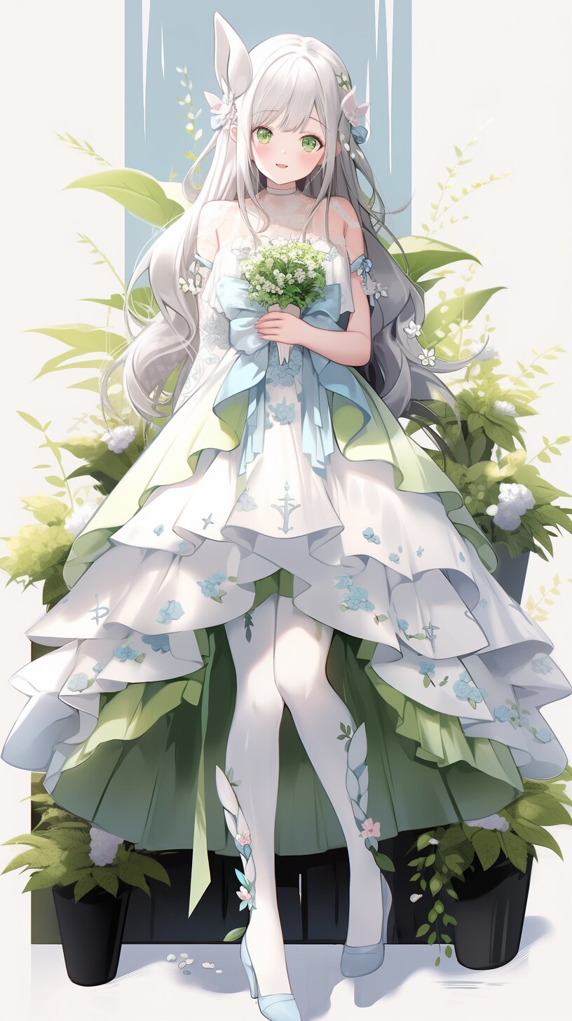 植物ワンピース
