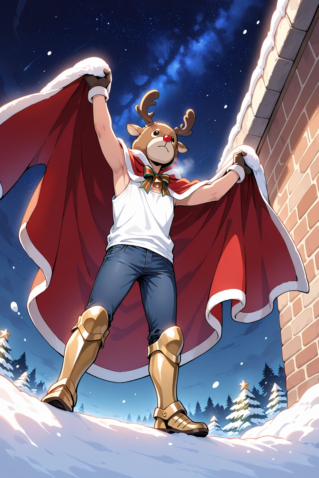 トナカイの化身か　タダの変態か | の人気AIイラスト・グラビア