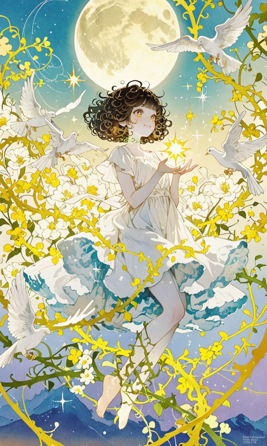 アフワちゃん　羽ばたき1