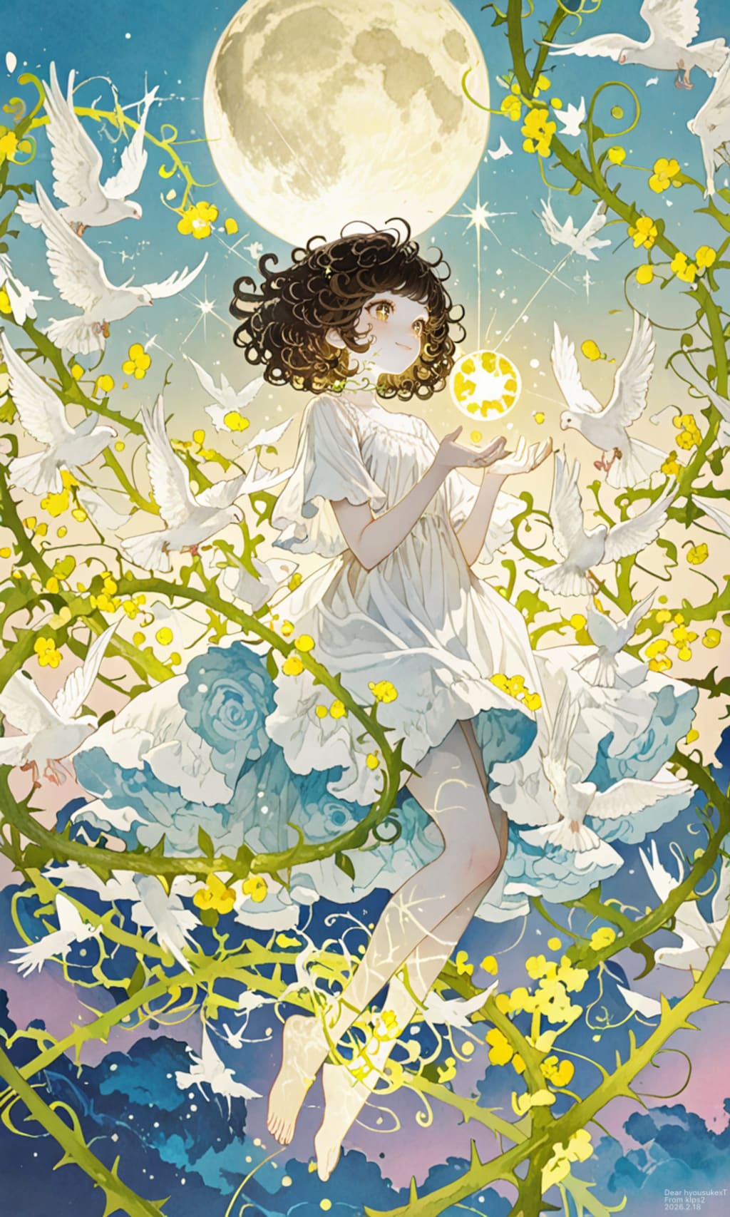 アフワちゃん　羽ばたき1