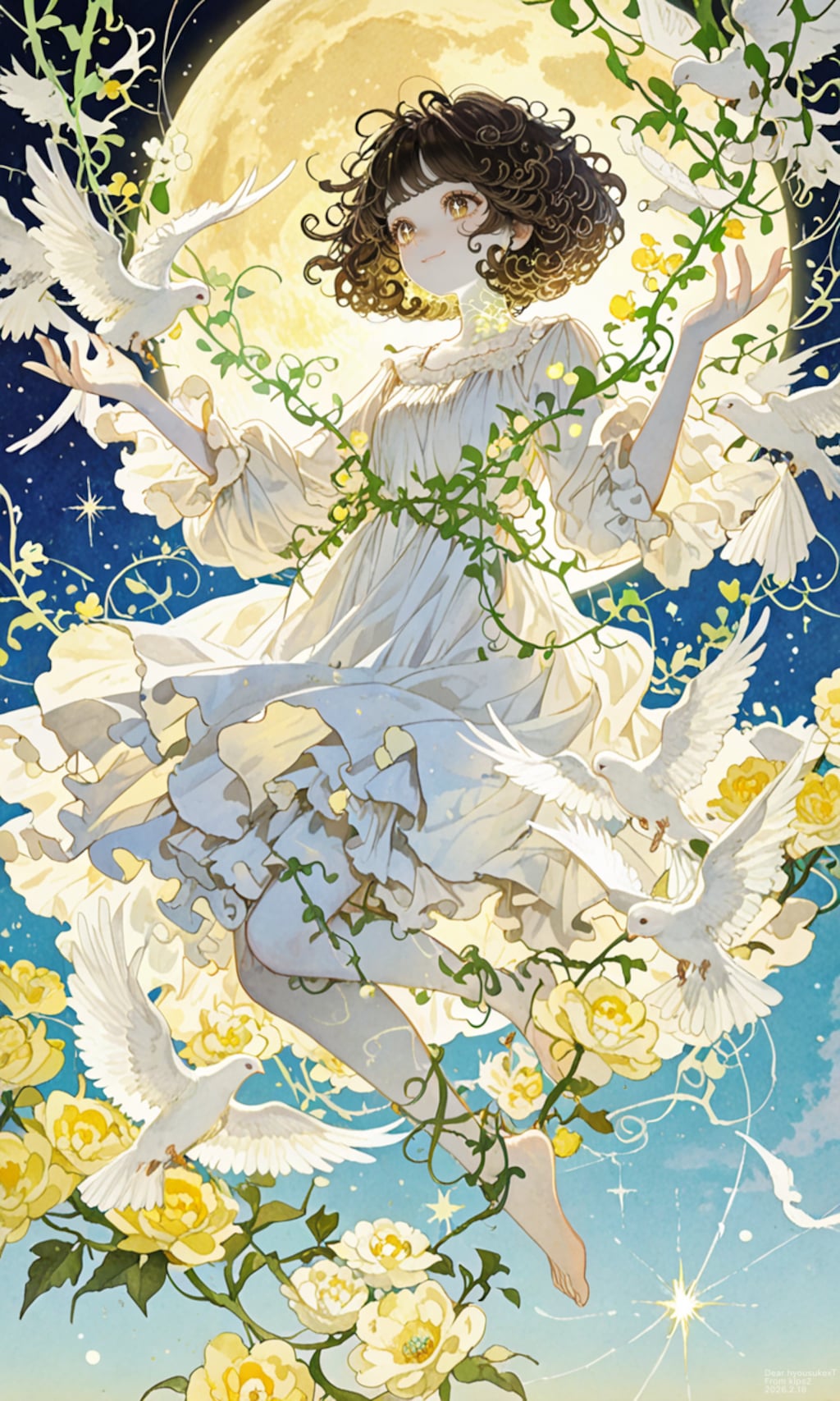 アフワちゃん　羽ばたき1